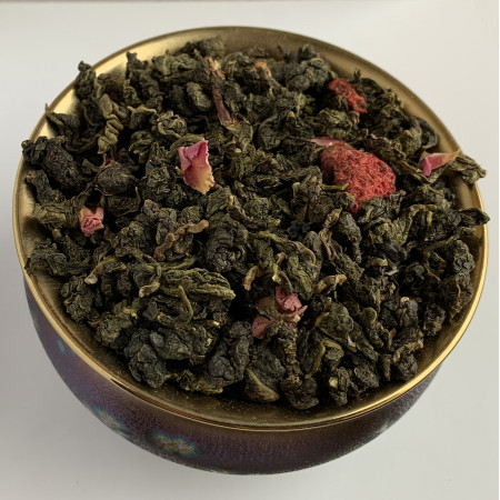 Клубнично-малиновый улун 100 г